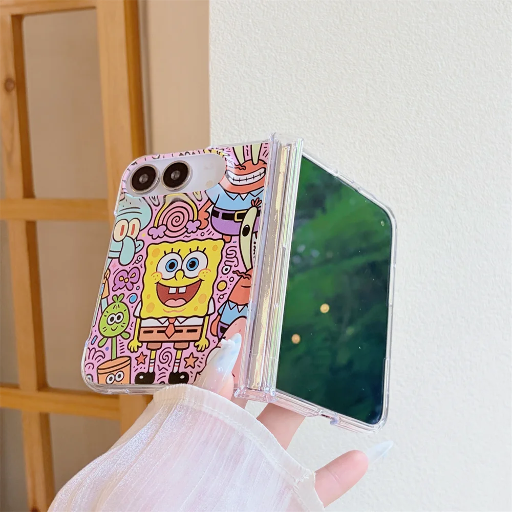 Kawaii Cartoon Phone Case for iPhone Duo – Anti-Vibration Cover with Stand Charm