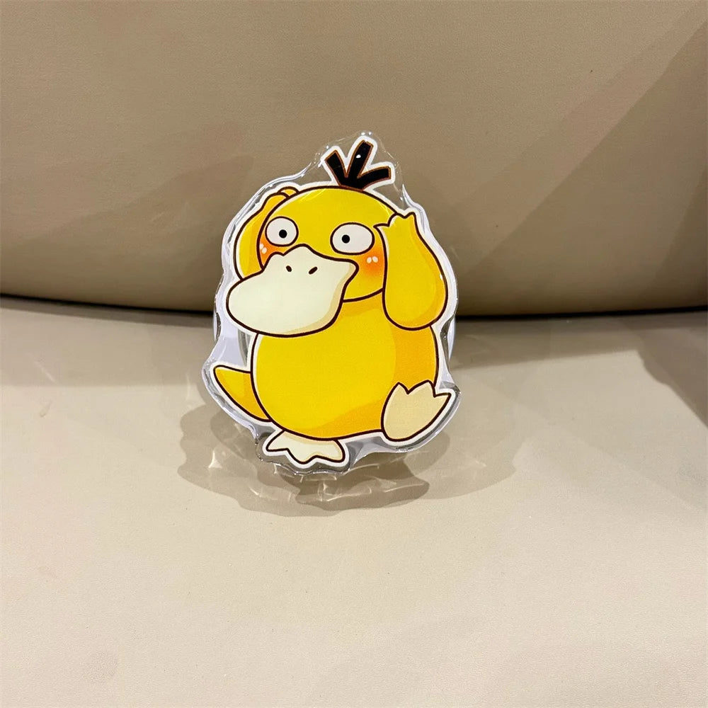 Cartoon Yellow Duck Phone Case for iPhone Duo – MagSafe Holder Anti-Vibration Cover