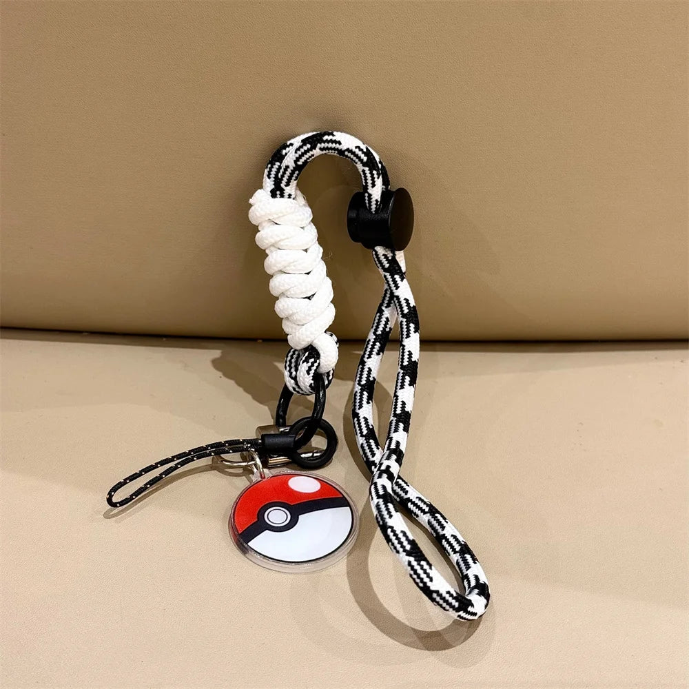 Kawaii Cartoon Chain Stand Phone Case for iPhone Duo – MagSafe Anti-Vibration Silicone Cover