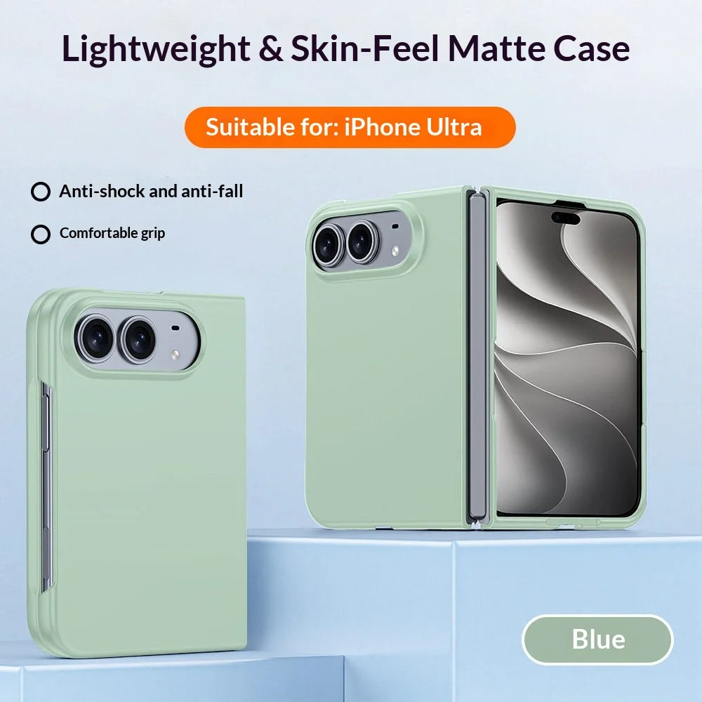 Slim Skin-Feel Liquid PC Case for iPhone Duo – Thin Matte Shockproof Cover