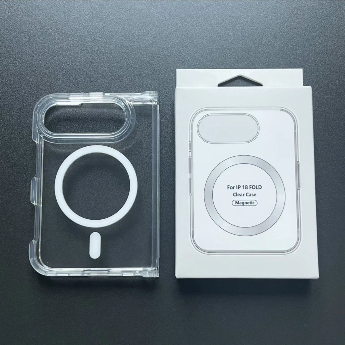 KESUFEIDA Clear Magnetic Case for iPhone Duo – Transparent MagSafe Protective Cover