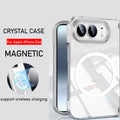 Crystal Clear Magnetic Case for iPhone Duo – Transparent MagSafe Shockproof Cover