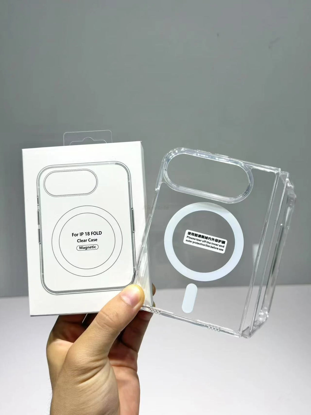 Ricestate Full Coverage Clear Magnetic Case for iPhone Duo – Transparent MagSafe
