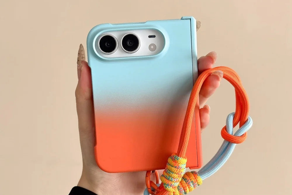 Gradient Lanyard Case for iPhone Duo