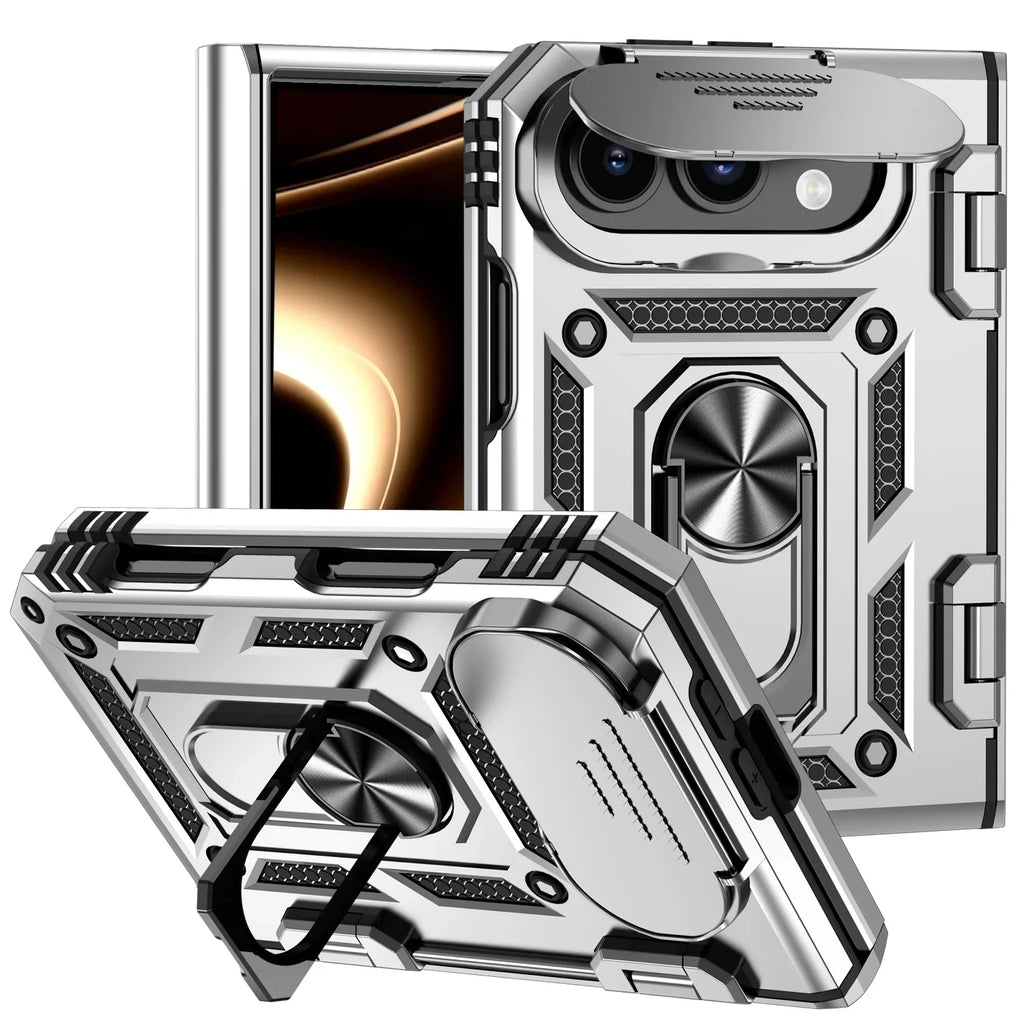 Magnetic Folding Ring Bracket Stand Case for iPhone Duo – MagSafe Shockproof Armor Cover