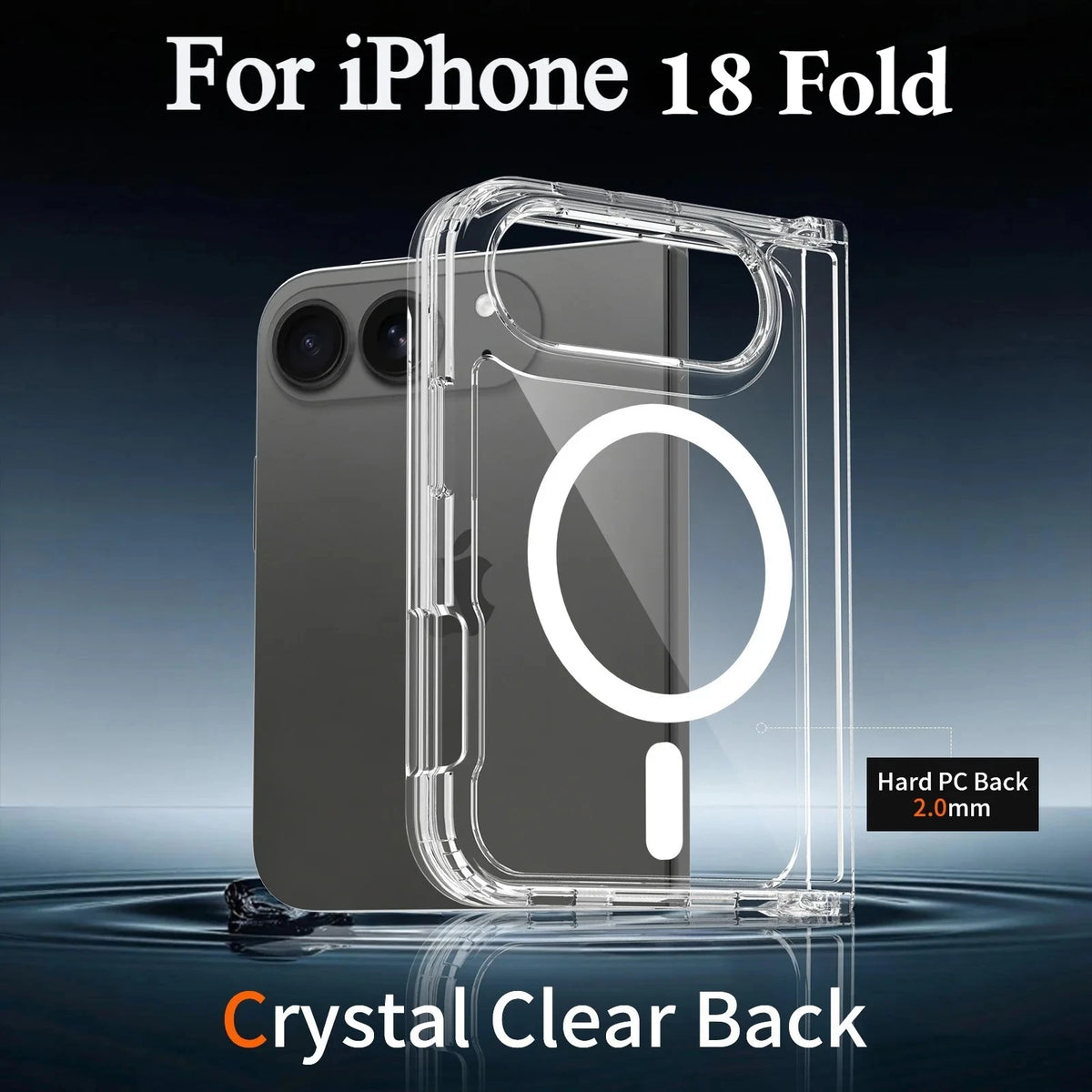 KESUFEIDA Clear Magnetic Case for iPhone Duo – Transparent MagSafe Protective Cover