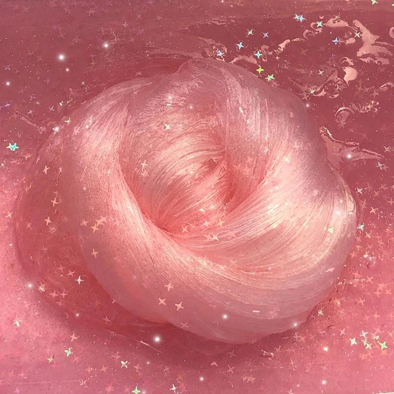 Crystal Slime Squeeze Toy – Soft DIY Stress Relief Slime