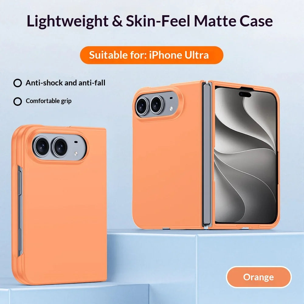 Slim Skin-Feel Liquid PC Case for iPhone Duo – Thin Matte Shockproof Cover