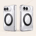 Magnetic 360° Stand Transparent Case for iPhone Duo – Clear MagSafe Shockproof Cover