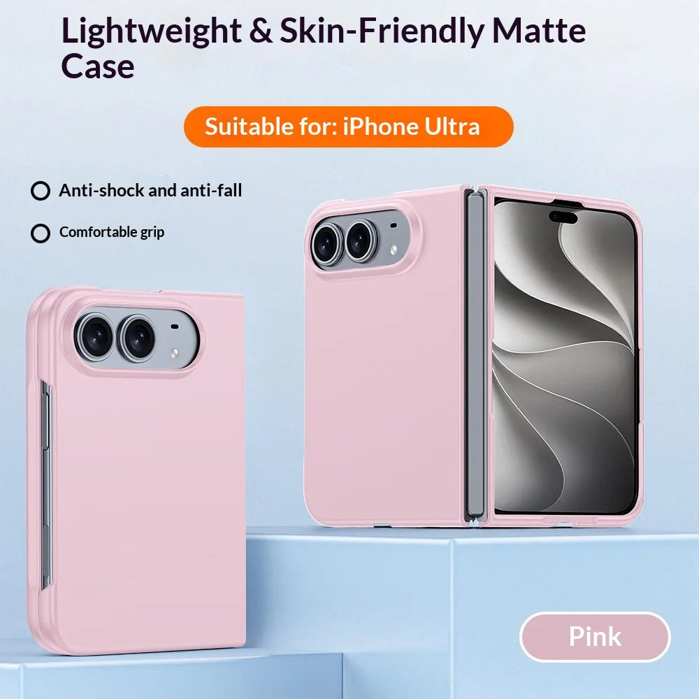 Pure Color Slim Thin Armor Case for iPhone Duo – Skin Feel Liquid PC Shockproof Cover