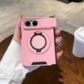 Shockproof Armor Ring Bracket Case for iPhone Duo – MagSafe Rugged PC Cover