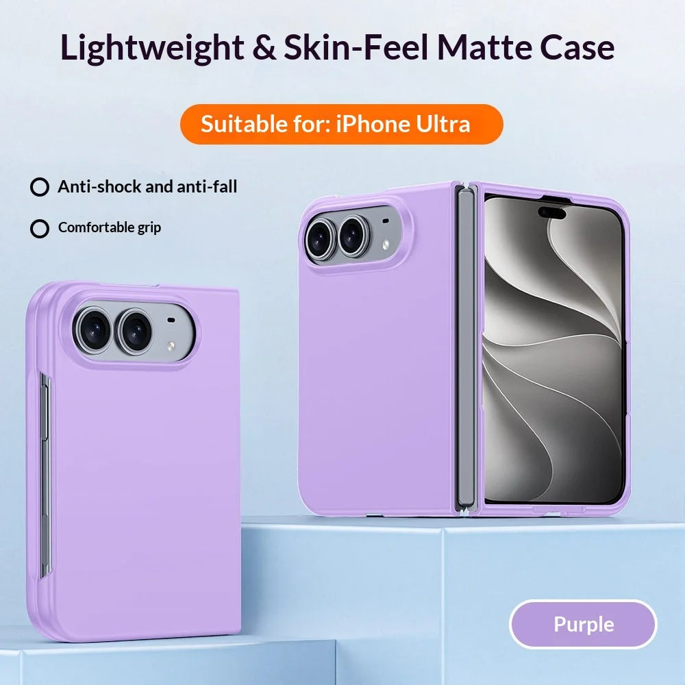 Pure Color Slim Thin Armor Case for iPhone Duo – Skin Feel Liquid PC Shockproof Cover