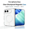 Ricestate Full Coverage Clear Magnetic Case for iPhone Duo – Transparent MagSafe
