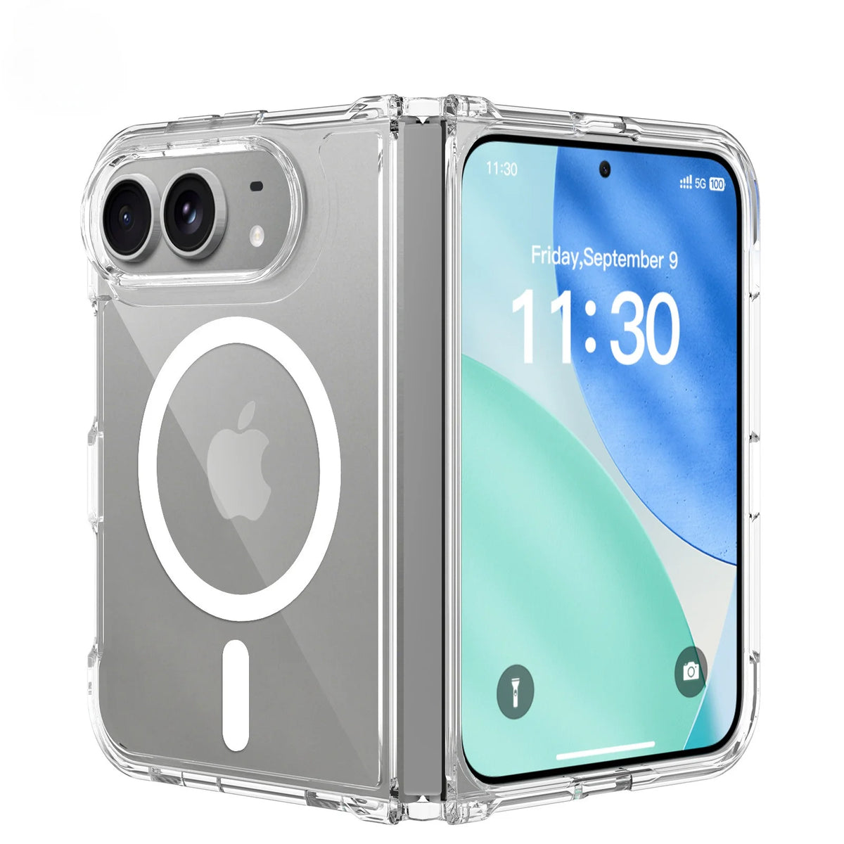 KESUFEIDA Clear Magnetic Case for iPhone Duo – Transparent MagSafe Protective Cover