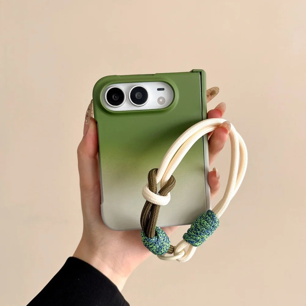 Gradient Lanyard Case for iPhone Duo