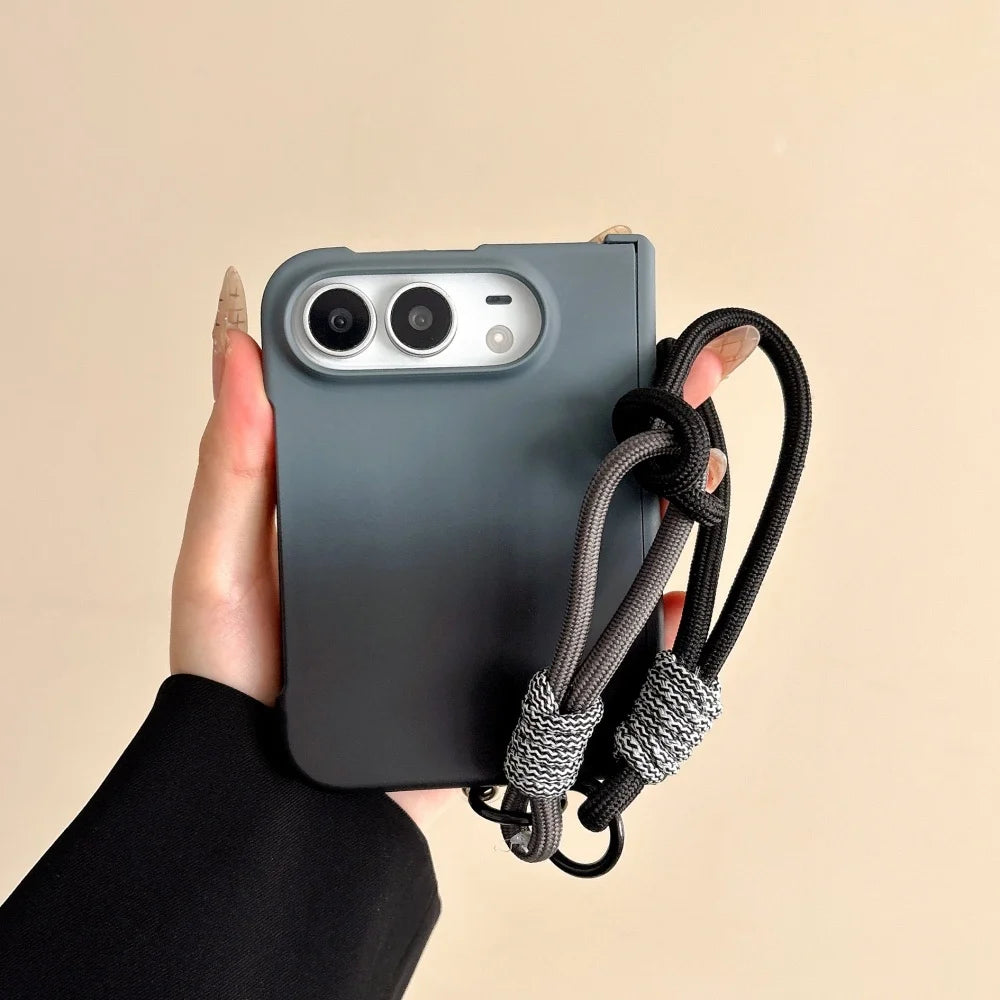 Gradient Lanyard Case for iPhone Duo