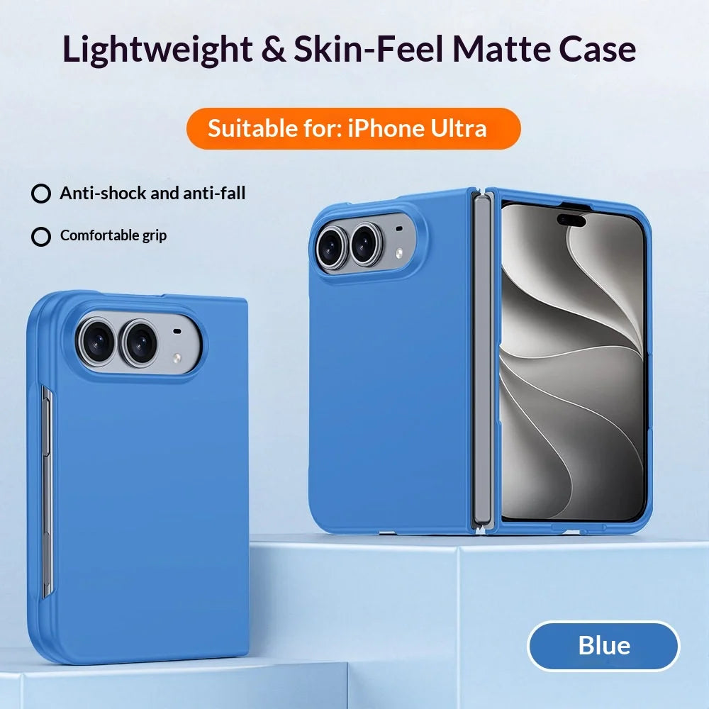 Slim Skin-Feel Liquid PC Case for iPhone Duo – Thin Matte Shockproof Cover