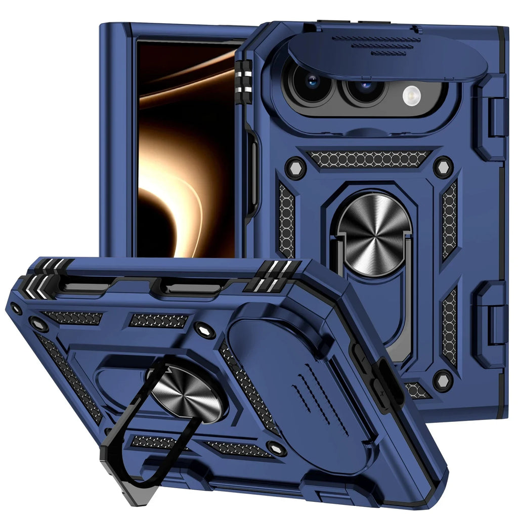 Magnetic Folding Ring Bracket Stand Case for iPhone Duo – MagSafe Shockproof Armor Cover