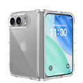 Transparent Crystal Armor Shockproof Case for iPhone Duo – TPU Frame Hard Cover