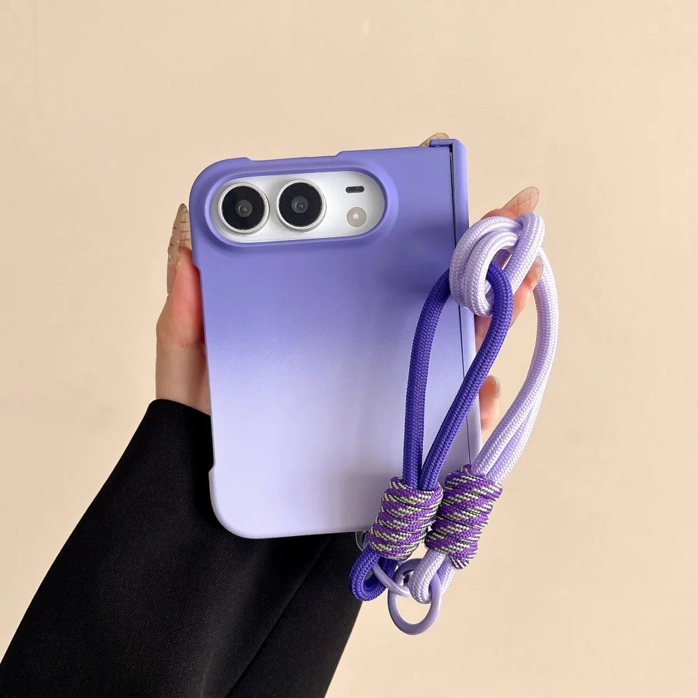 Gradient Lanyard Case for iPhone Duo