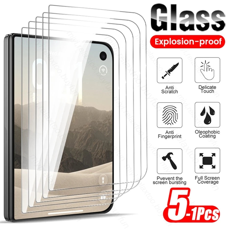 Tempered Glass Screen Protector for iPhone Duo – 9H Outer Cover Display, Anti-Scratch