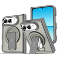 Matte Translucent Stand Holder Case for iPhone Duo – MagSafe Magnetic Slim Shockproof Cover