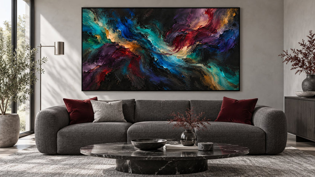Saĝ 𒊕 Origin 起源 – Abstract Canvas Wall Art