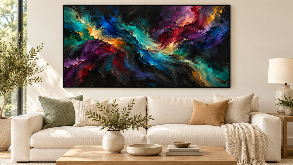 Saĝ 𒊕 Origin 起源 – Abstract Canvas Wall Art