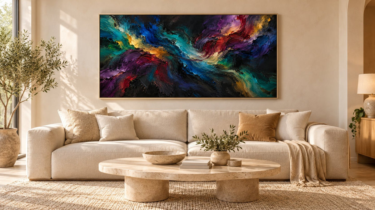 Saĝ 𒊕 Origin 起源 – Abstract Canvas Wall Art