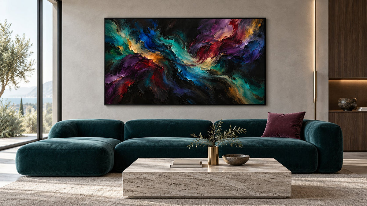Saĝ 𒊕 Origin 起源 – Abstract Canvas Wall Art